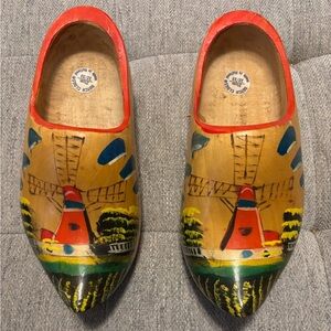 Vintage Wooden Dutch Clogs Made in Holland 21cm. 32/33